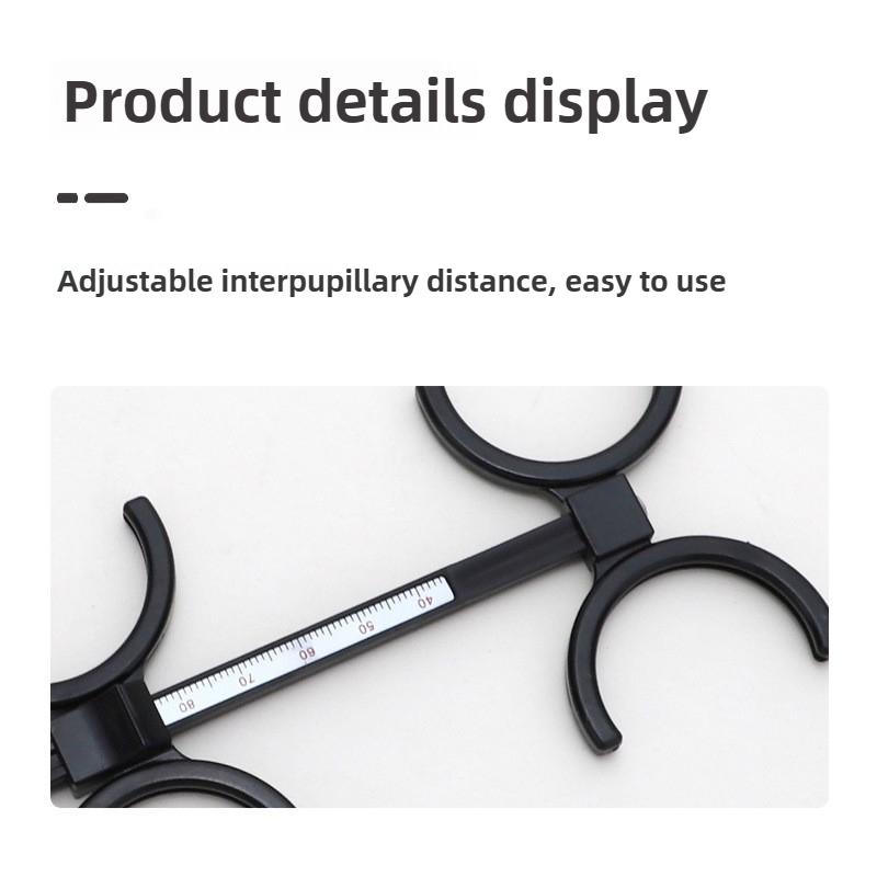 Insert-Type 4-Lens Adjustable To 84Mm Scale Optical Optometry Flip Trial Lens Holder Plastic Frame Amblyopia Myopiatraining Tool