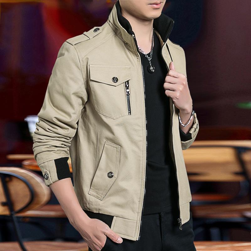 Men's Coat Summer New Slim Jacket Casual Thin Spring and Autumn Clothes Trend Korean Version Handsome Clothes