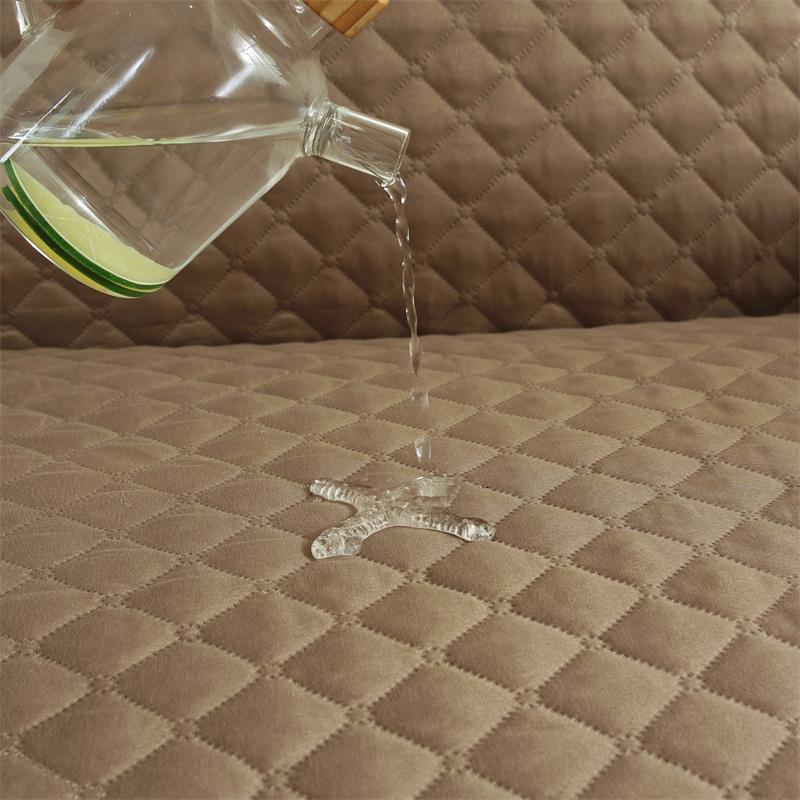 Waterproof L Shape Pet Sofa Covers For Living Room Corner Couch Cover Non Slip Pet Kids Dog Quilted One -Piece Sofa Mat Slipcover