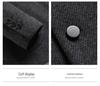 2025 Men's Wool Suit-Style Thick Down Jacket