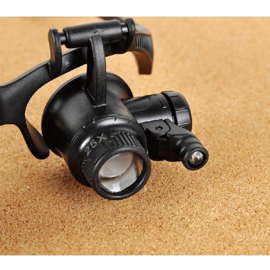 Watch Repair Glasses Glasses Magnifier With LED Head With A Mirror
