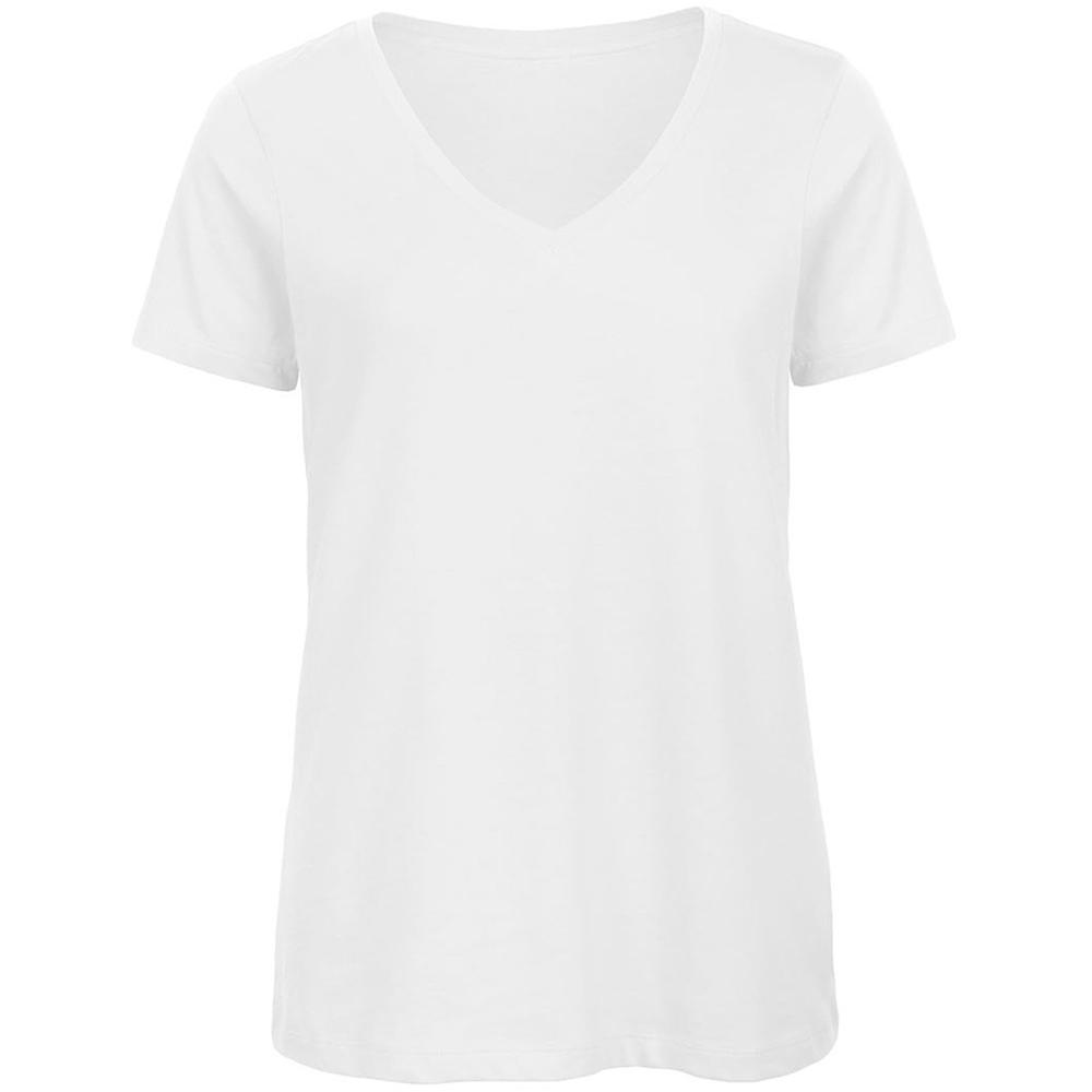 B&C Womens/Ladies Favourite Organic Cotton V-Neck T-Shirt