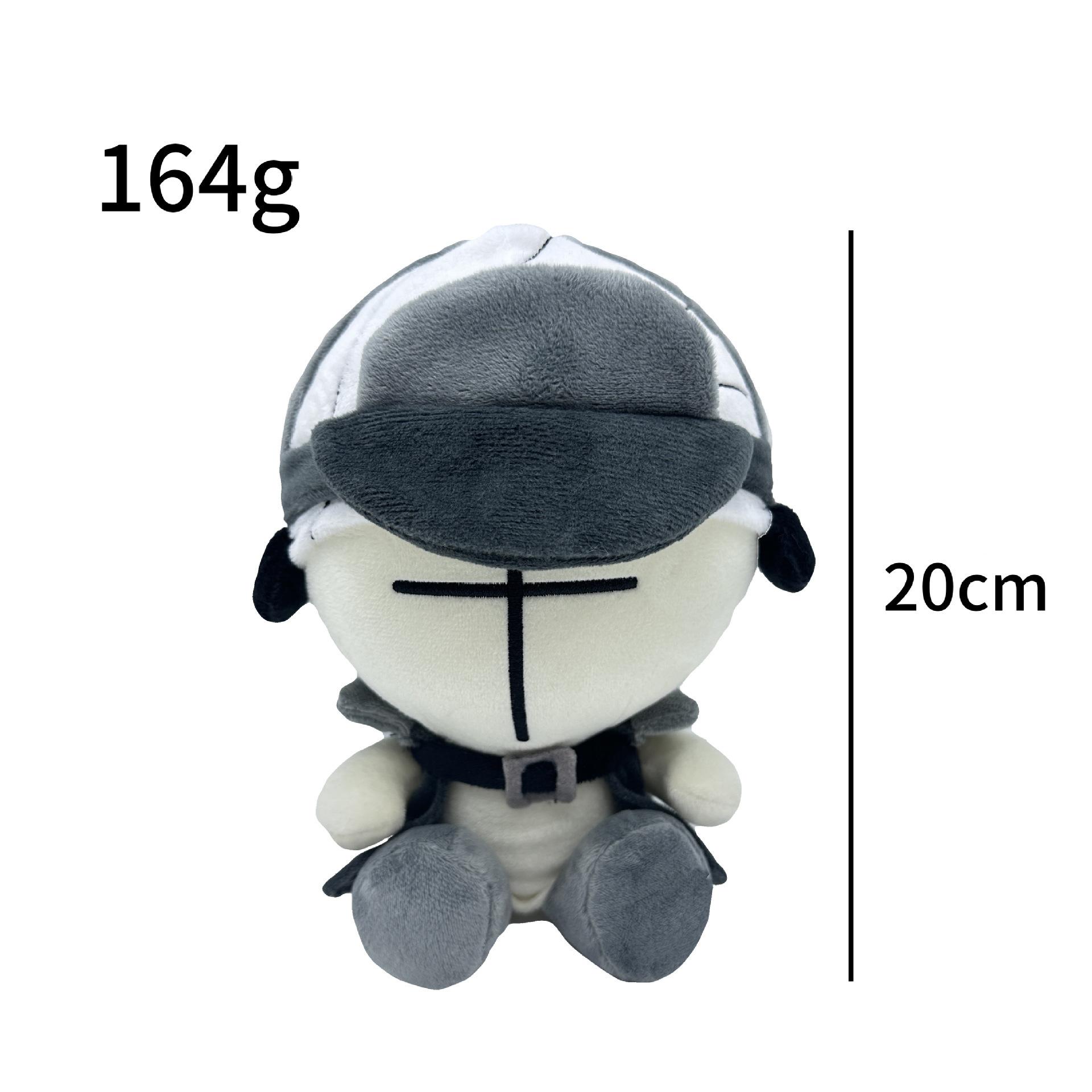 

Madness Combat Hank Plush Toy Soft Stuffed Doll Cute Cartoon Anime Figure Collectible for Fans Home Decor Pillow Birthday Present for Kids and Adults 20cm серый