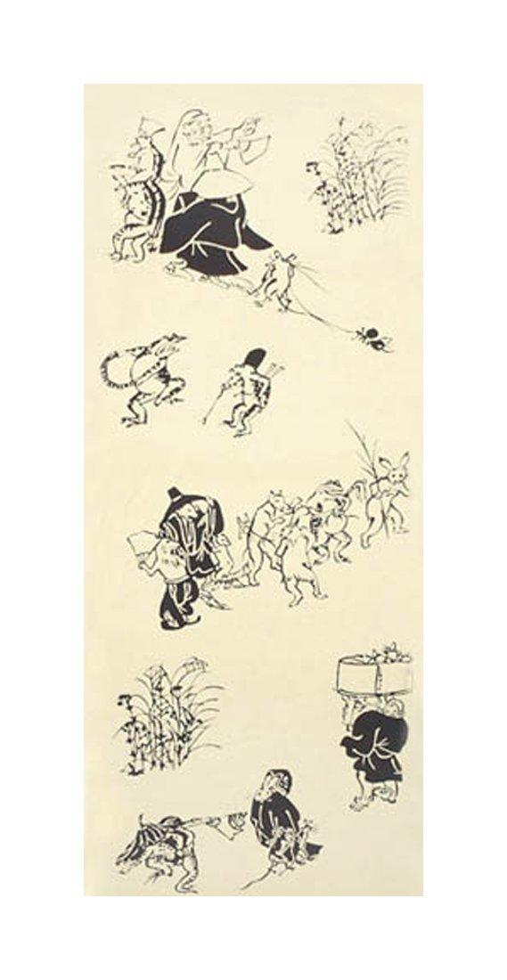 

Rion dyed tute, произведено в Chojugiga tenugui, окрашено, 100% хлопок, Япония,