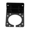 Black Metal Mounting Bracket Holder for 7 Pin Caravan Towing Trailer Connector Plug Socket