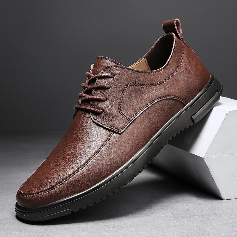 Luxury Men's Genuine Leather Formal Shoes High-quality Sole Casual Shoes Men's Commuting Work Shoes Groom's Wedding Shoes