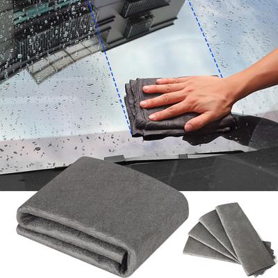 Araba Sihirli Bez Kalınlaşmış Temizlik Bezleri Hiçbir Iz Yeniden Kullanılabilir Mikrofiber pencere camı Silme Paçavra Havlu Ev Temiz Araçları