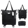 Li Shen Large Capacity Expandable Travel Bag with Detachable Wheels