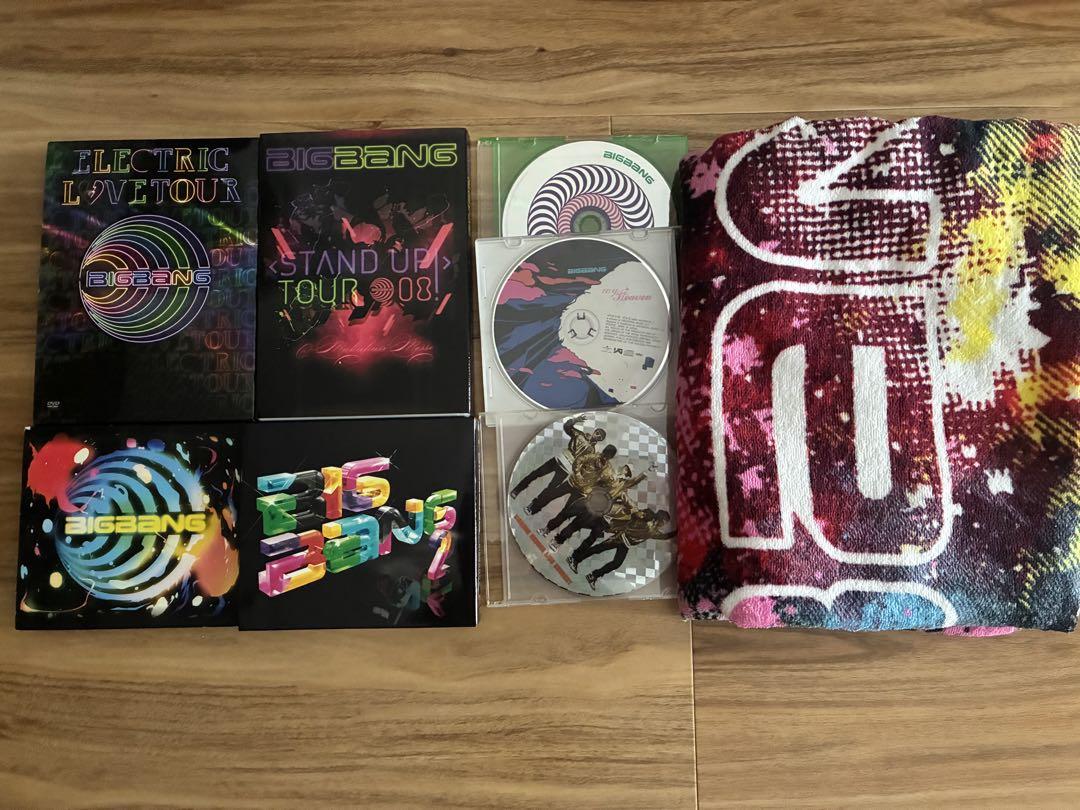

[USED] BIGBANG CD & DVD with towel, first limited edition G-Dragon