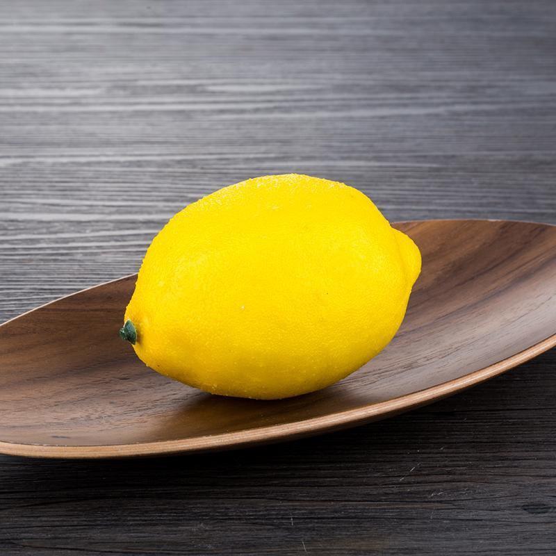 1/2/3Pcs Artificial Bubble Lemon Fruit Fake Theater Prop Staging Home Decor Faux Lemons