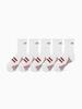 Minasu [5 Pack] Menasoo Soft Runsocks_White