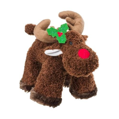 House Of Paws Reindeer Dog Squeak Toy