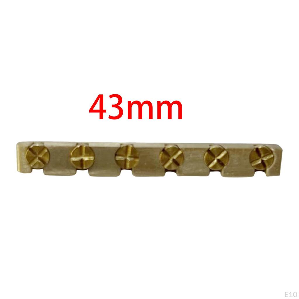 Adjustable Brass Guitar Nut for Electric Guitars - Enhance Your Sound