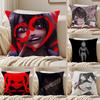 game dark YYandere SSimulator Cushion Cover Pillowcase Antidustmite living Room Sofa Decor Cushion Room