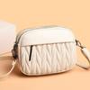 Women's Bag 2024 Fall New Trend Messenger Bag Simple Shoulder Bag Korean Version Soft Leather Mother's Mobile Phone Bag Shoulder Bag
