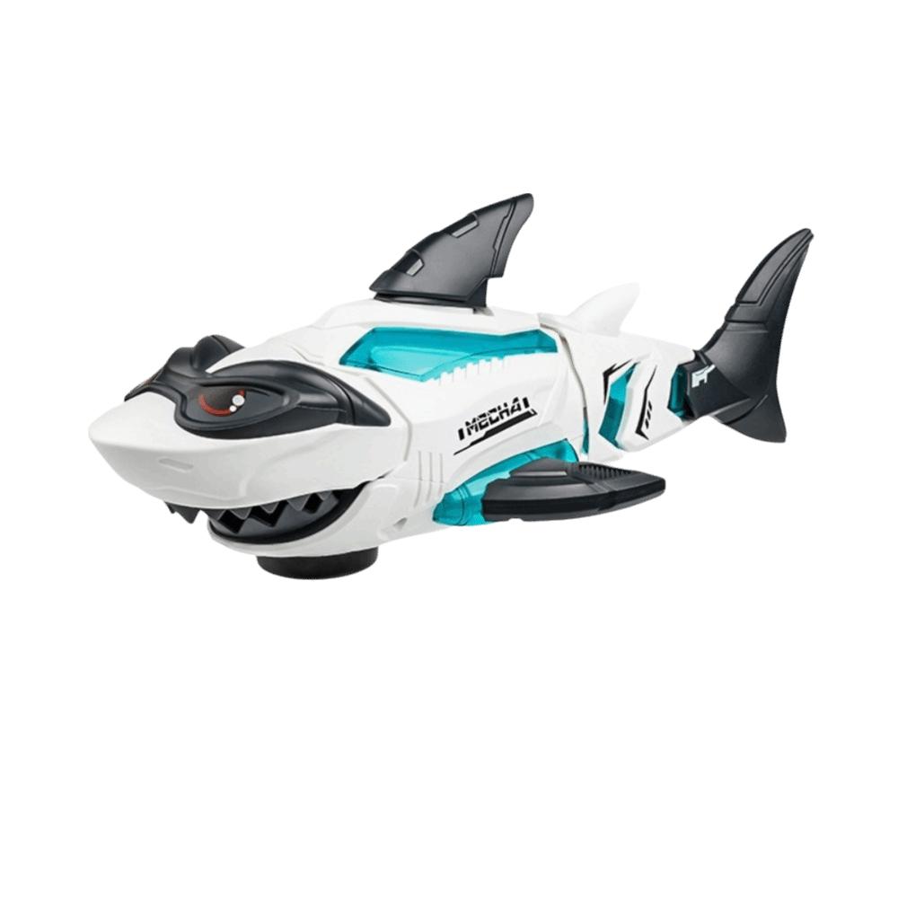 LED Lights Simulation Animal Sound Effects Electric Shark Robotic Toy  Toddler Toys Shark Style 1