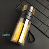 Double Wall Glass Tea Infuser Cup: Portable, Insulated, High Borosilicate Glass with Stylish Design for Travel