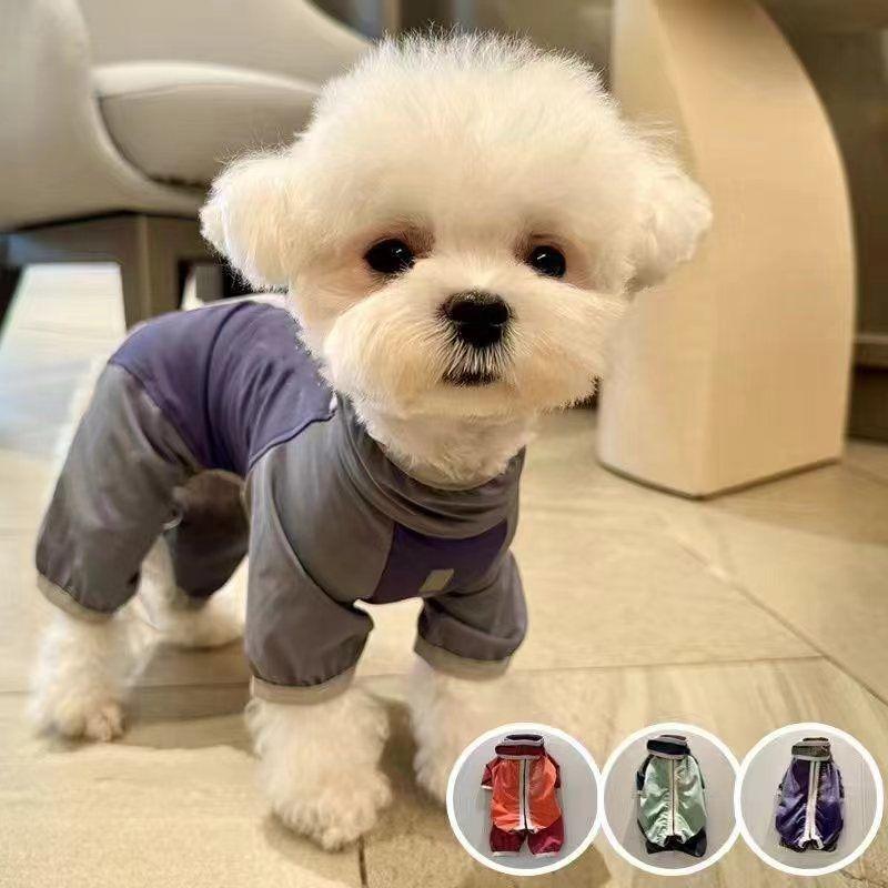 Dog clothes Teddy sunscreen cold four-legged cool shirt pet outdoor dust-proof and insect-proof than bear Schnauzer Marte