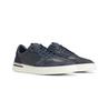 Hugo Boss Men's Leather Sneakers Dark Blue - Size: 43
