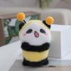 Delightful Panda Bee Plush Keychain In Various Colors Perfect For Creative Gifts 13cm