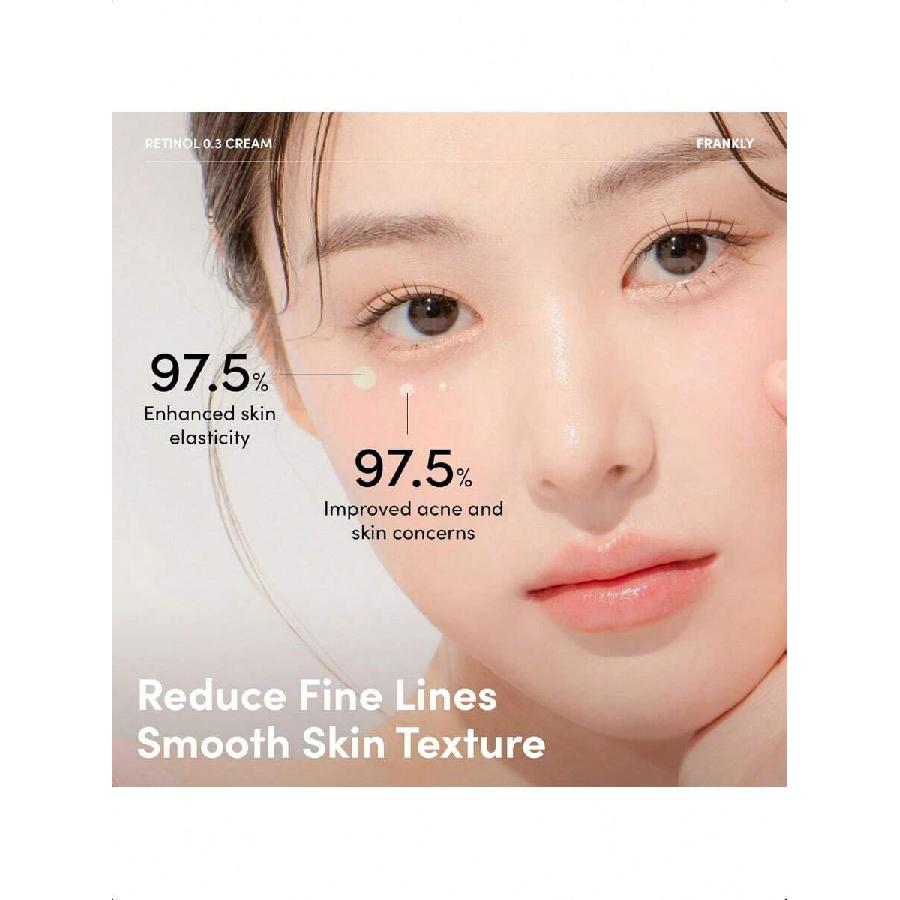 Crème FRANKLY Rétinol 0,3% - 20ml | Crème de nuit puissante intensive au rétinol enrichie en rétinol 0,3%, céramides fortifiants pour la peau