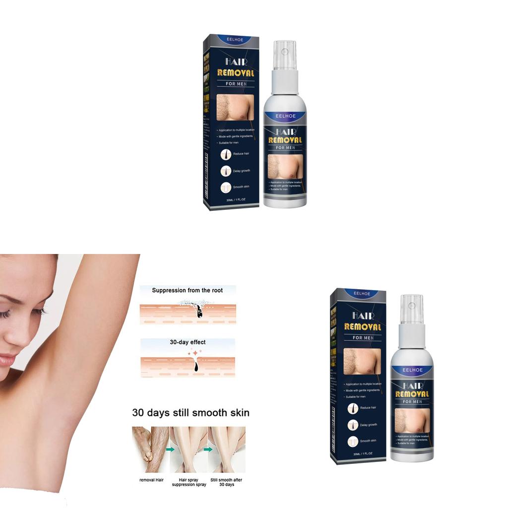 Spray Depilatorio Corporal Para Mujeres Niebla Depilatoria Suave de Acción Rápida Para Zonas Sensibles