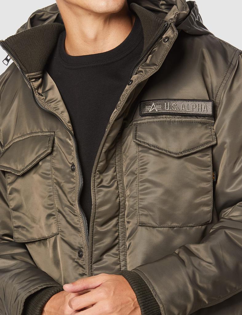 Alpha Industries Rib Size S M-65 Jacket, TA1546, RP.GRAY,