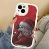 T-Terrifier Funny Horror For IPhone 16 15 14 16E 13 12 11 Pro Max Plus Phone Leather Case