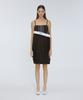 Meuameu Diagonal Reverse Fly Detail Dress
