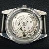 GEBRAUCHTE CITIZEN AUTOMATIC 8200 JAPAN HERRENUHR MIT TAG- UND DATUM-ARMBANDUHR UND BLAUEM ZIFFERBLATT a432808-2 R113-a432808