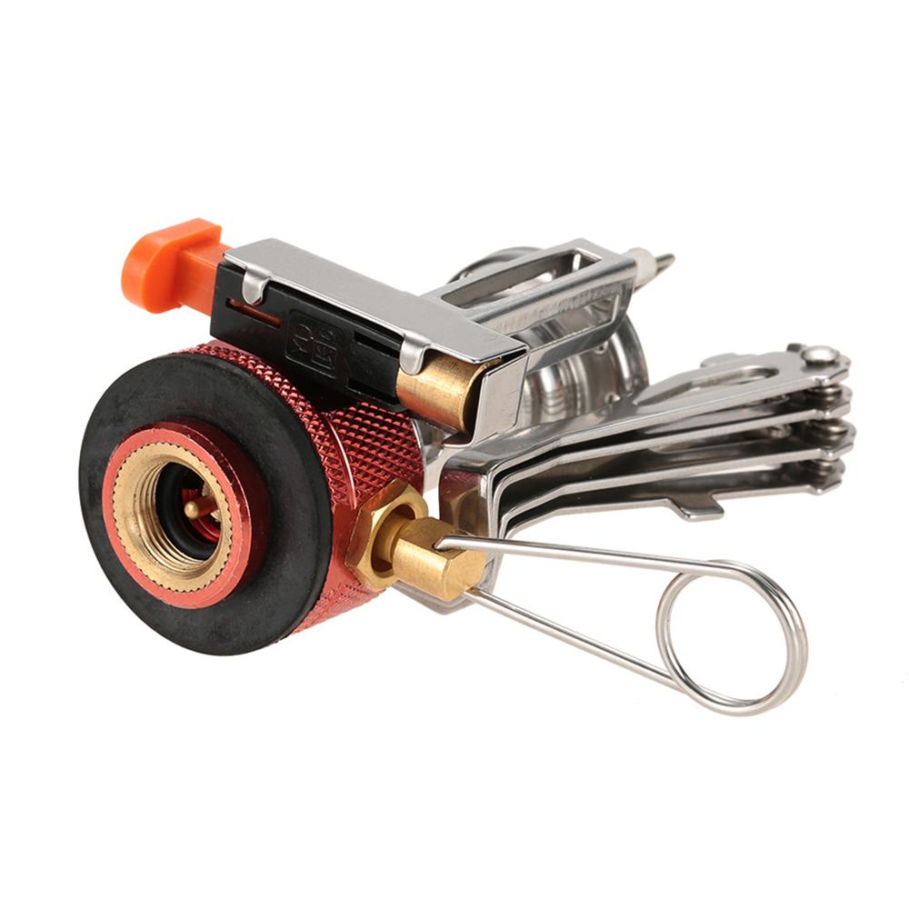 Outdoor Camping Hiking Cookware with Mini Camping Piezoelectric Ignition Stove Backpacking Cooking