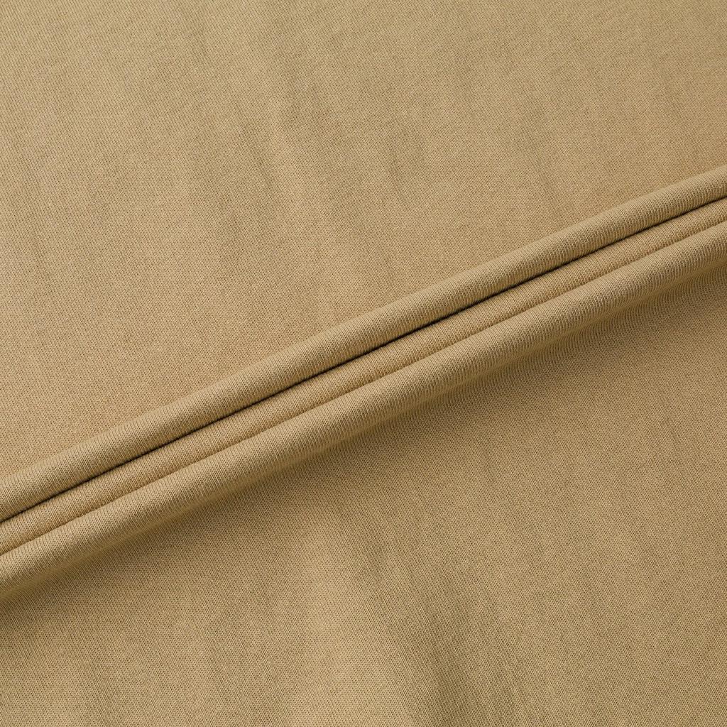 Vans Solid Color Letter Print Round Neck Short Sleeve T-Shirt Men Tops Brown VN000GS14MG