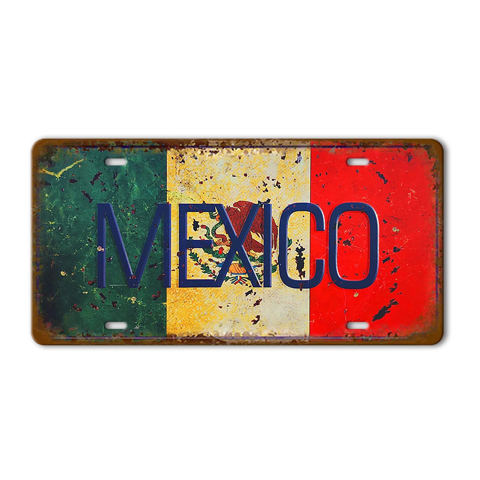 

Металлическая табличка с табличкой Франция Россия Испания Германия США Флаг страны Номерной знак для стены Домашний ресторан Ремесло Бар Декор 40x30cm чёрный