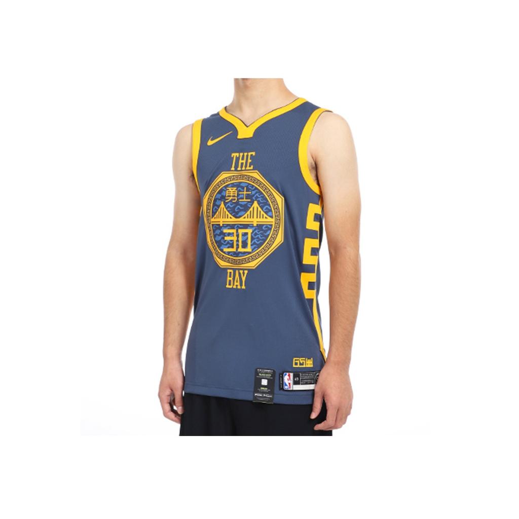 Nike NBA Player Edition Jersey 2018-2019 Season City Edition Men Tops Blue AH6209-427