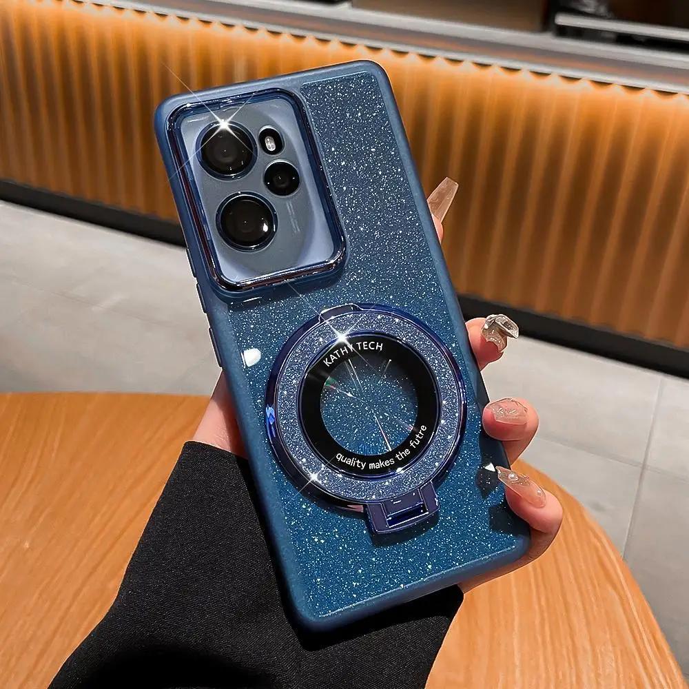 

Для Huawei Honor 400 Pro Защита камеры Пленка для объектива Чехол Для Honor 400 Lite Кольцо-подставка Держатель Блестящая Градиентная Силиконовая Накладка For Honor 400 Pro синий