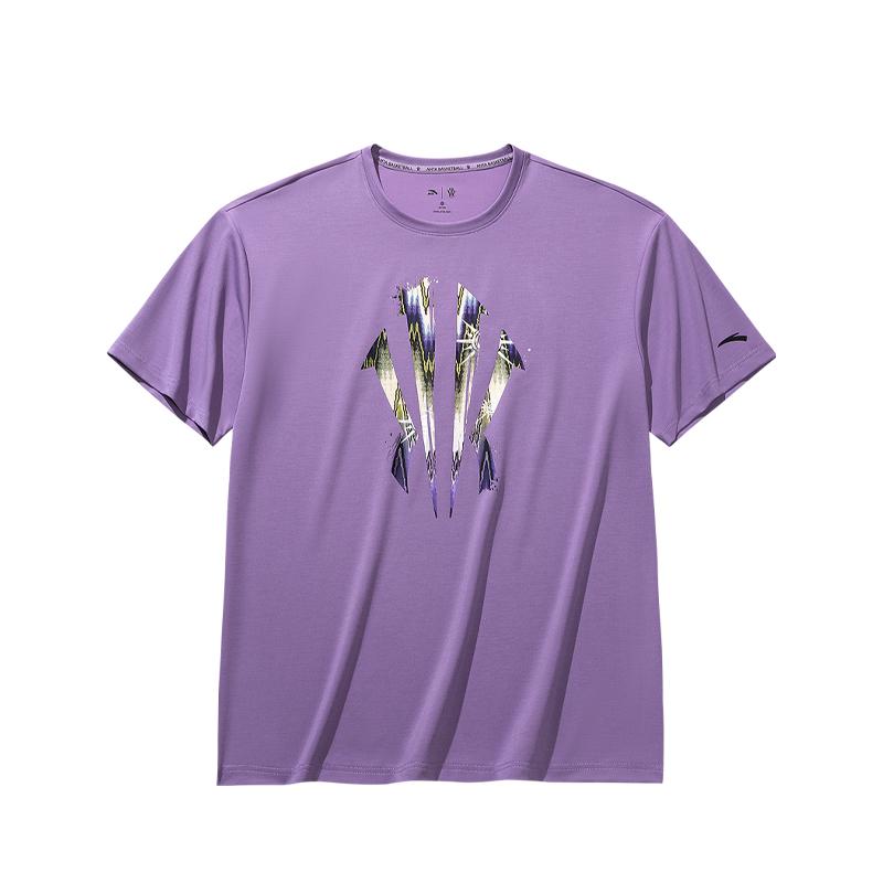 Anta T Shirt Unisex Plum Blossom Purple 972621107-4 2XL
