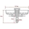 White Polymer Kitchen Sink Drain with Removable Basket Strainer and Rubber