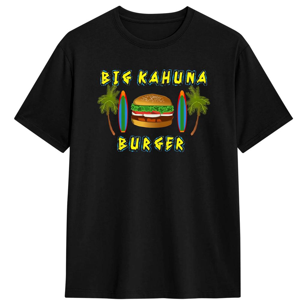 Maglietta Divertente The Big Kahuna Burger Unisex Cotone Manica Corta Girocollo Top Estivi Camicie