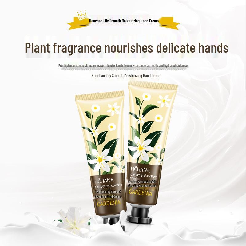 Hanchan Green Plant Hand Cream - Moisturizing, Nourishing, Softening Winter Skincare.