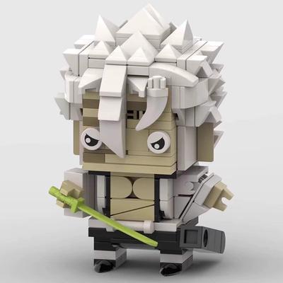 Hand-built Building Block Set Demon Slayer: Kimetsu No Yaiba Brick Touzai Children's Birthday Gift Toy