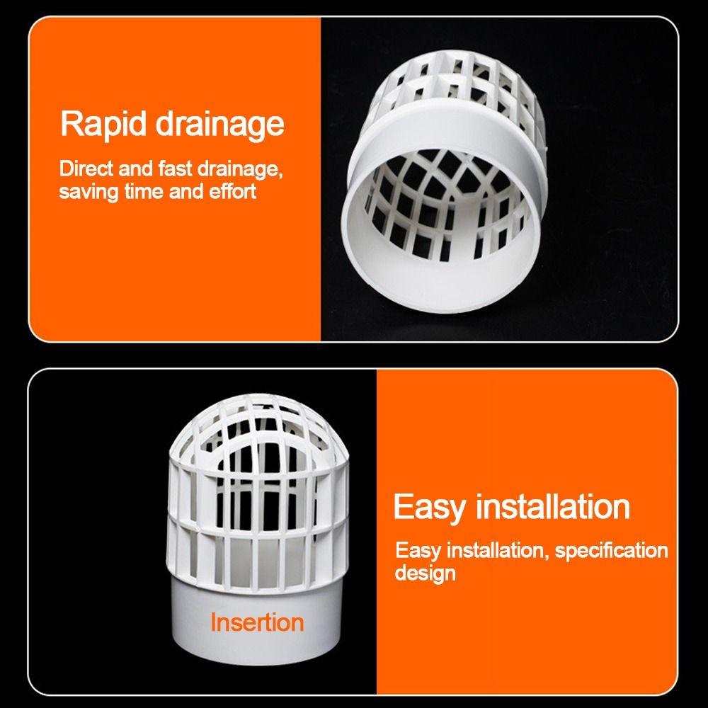Round Roof Floor Drain Anti-blocking Gutter Protection Filter  Drainage Plumbing Fitting
