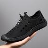 Cave shoes men's shoes summer new soft leather soft sole breathable Korean fashion handmade driving casual men's shoes