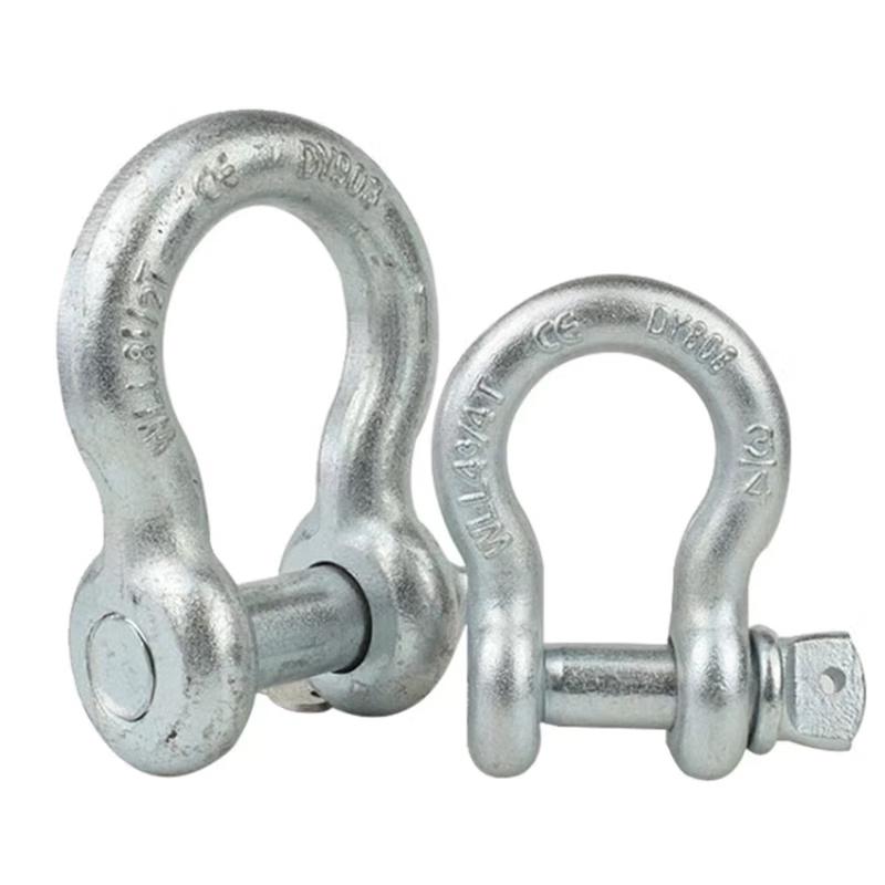 Outdoor Galvanized Bolt Type Lifting Shackle