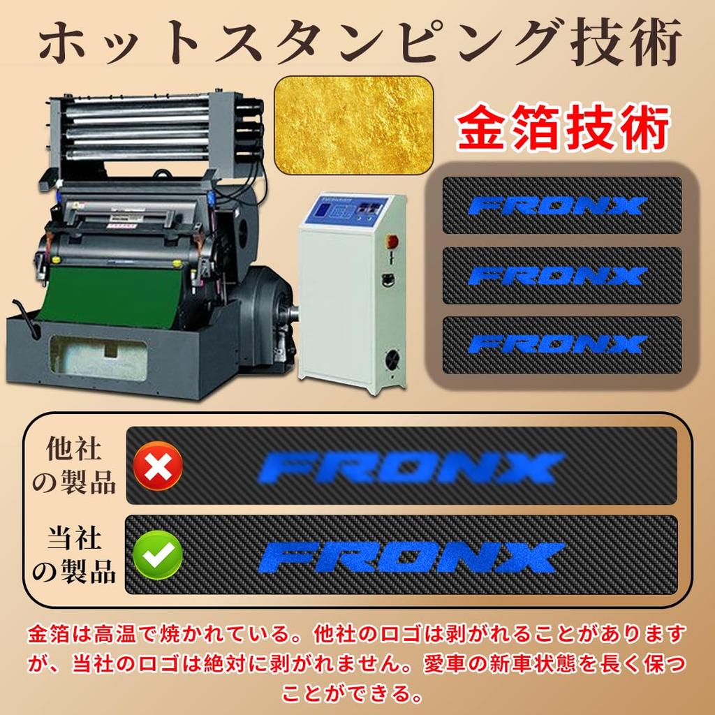 GOODGOODCAR Suzuki Fronx Modell släppt oktober 2024 Sidostegsskydd, Tröskelskydd, Suzuki Fronx