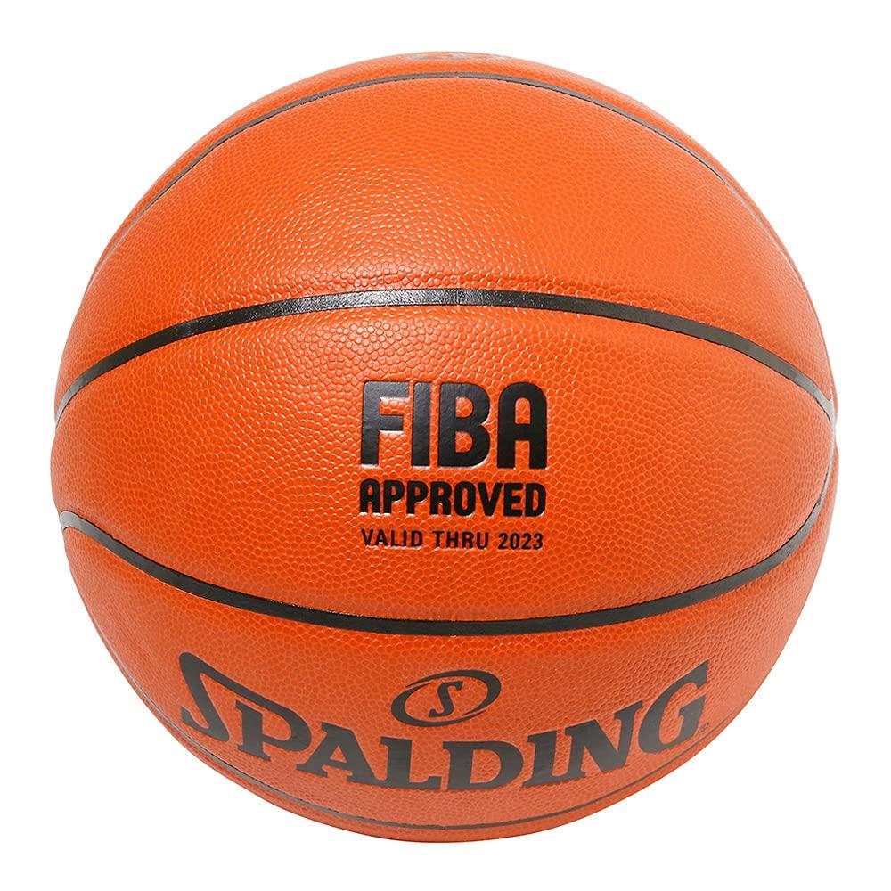 SPALDING React TF-250 Basketball, JBA/FIBA Official Ball, Size 7, 77-081J, Brown