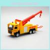 Alloy Model Car Rescue Crane Vehicle With Door Opening Design For Childrens Gift