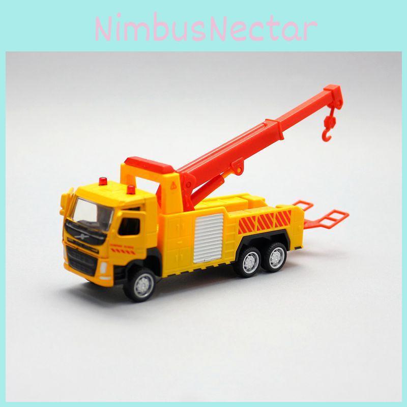 Alloy Model Car Rescue Crane Vehicle With Door Opening Design For Childrens Gift