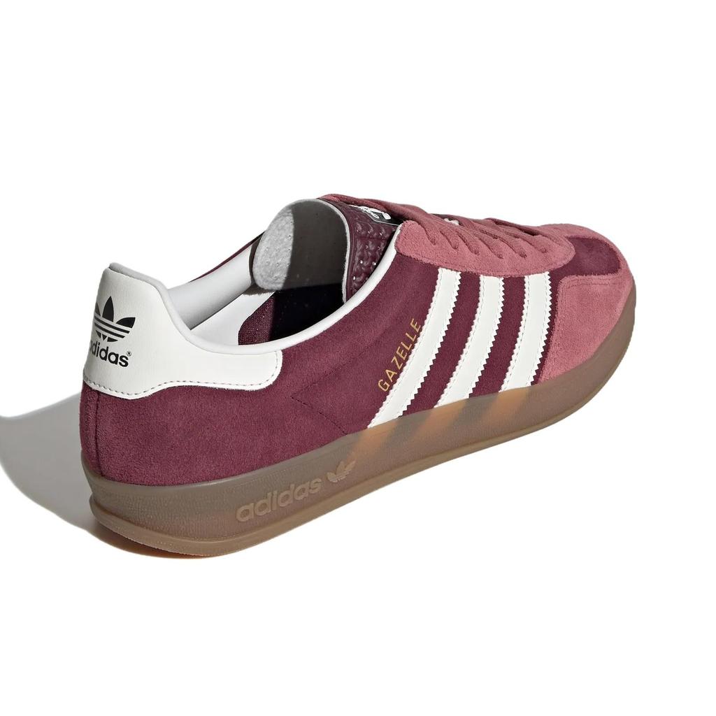 adidas Gazelle Indoor Maroon Gebraucht Karmesinrot Unisex Sneaker Rot Wolkenweiß IF9647