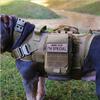Kangdarpet Tactical Chest Harness for Pets Medium and Large-sized Dog Training, Nylon Leash for Dogs, Large Chest Harness
