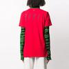 Off-White Arrows Print Short Sleeve T-Shirt Regular Fit Women Tops Red OWAA049S20JER0092510